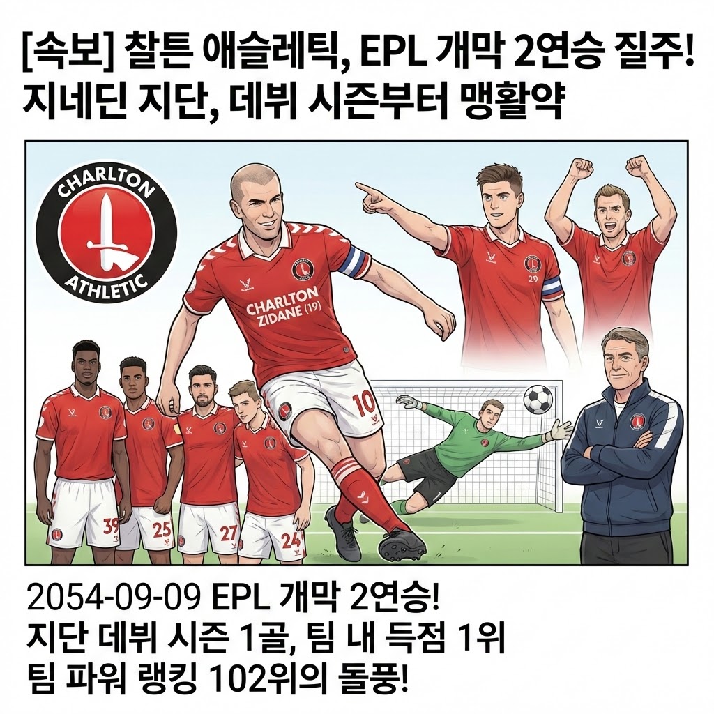 돌풍! 찰튼, EPL 2연승 [지단 신드롬]